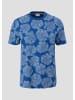 s.Oliver T-Shirt kurzarm in Blau