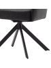 home24 Drehbarer Armlehnenstuhl Tustin in Anthrazit