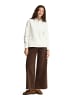 Polo Club Sweatshirt WOMAN RIGBY GO SHIRT COLLAR SWEAT LONG SLEEVE REGULAR FIT in Ecru