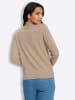 Sieh an! Stehkragen-Pullover in beige