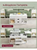 VASAGLE Couchtisch Custos in Weiß - (B)100 x (H)62.3 x (T)50 cm
