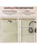 HOMCOM Kommode-45L x 30B x 94,5H cm-Beige