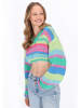 myMo Sweater in blue multicolor