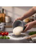 relaxdays 4 x Pizzaballenbox in Dunkelgrau - (H)6,5 x Ø 14,5 cm