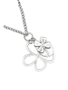 collezione alessandro Lange Kette " Lucky " in altsilber