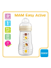 MAM Babyflasche Easy Active, Weithals, 270 ml, ab 0M in Grau