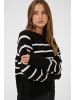 Kaffe Strickpullover KAerin Regular fit in Black Chalk Stripe