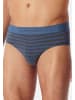Schiesser Rio Slip / Unterhose 95/5 Cotton in Dunkelblau / blau