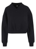 Urban Classics Urban Classics Damen Ladies Cropped V-Neck in black