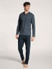 Calida Pyjama kurz für Herren in blau