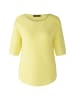 Oui Pullover reine Baumwolle in yellow