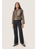 Soaked in Luxury Langarm-Bluse SLXala Feminine Form in Leopard Pattern