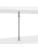 relaxdays Teleskopstange in Grau - 110–200 cm