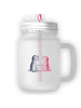 Mr. & Mrs. Panda Trinkglas Mason Jar Axolotl Liebe ohne Spruch in Transparent