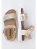 billowy Sandalen FASHION in gold