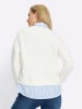 Heine Sweatshirt in ecru-eisblau