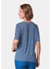 GOLDNER Kurzgröße:  T-Shirt-Set mit Rundhalsausschnitt in bleu / weiß / gemustert
