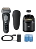 Braun Elektrischer Rasierer für Männer "Series 9 9660cc" in Schwarz