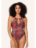 Linga Dore Badeanzug Badeanzug in Leopard flower