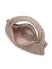 Les Visionnaires Sadie Weave Schultertasche Leder 37 cm cappuccino beige