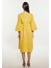 Usha Damen Kleid in Gelb