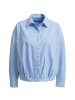 Milano Italy Hemdbluse mit langen Ärmeln in Light Blue Print