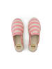 Flip Flop Espadrilles "espadrille*slip-in" in Rosa / Beige