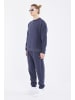 Megaman Basic Jogger Set Oversize Fit in Blau-Smoke