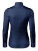 Vincenzo Boretti Bluse tailliert in dunkelblau