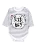 TupTam Unisex Langarm Body mit Aufdruck Spruch 5er Pack in beige/grau
