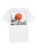 F4NT4STIC ICONIC T-SHIRT Kanagawa Welle Japan Wave in weiß