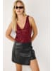 NO MATTER WHAT Blouse in Bordeaux