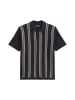Marc O'Polo Kurzarm-Feinstrickshirt Travel Collection in Deep Night Blue