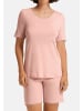 Hanro Schlafanzug Anouk in Pink blaze