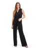 Vera Mont Jumpsuit mit Bindegürtel in Schwarz