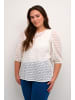 KAFFE curve Langarm-Bluse KClorena in Chalk