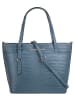 Cluty Handtasche echt Leder in blau