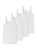 Schiesser Unterhemd / Top Teens Girls 95/5 Cotton in Weiß