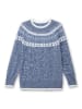 sheego Norwegerpullover in jeansblau