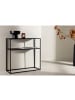 ebuy24 Konsolentisch Georgetown Schwarz 80 x 30 cm