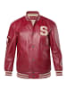 STHUGE Lederjacke in rot