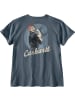 CARHARTT  Shirt "Dearborn Loose Rosie T-Shirt" in Blau