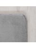 KADIMA DESIGN Teppich Kurzflor Unifarben Polyester Antirutsch Wohnzimmer in Silber
