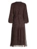 Zero  Maxikleid mit Gürtel in Beige/Brown