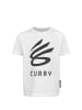 Under Armour T-Shirt Curry Logo Graphic in weiß / schwarz