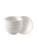 Villeroy & Boch 4er Set Müslischalen Manufacture Ice ø 14 cm weiß in weiß