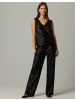 More & More Paillettentop in black