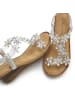 LASCANA Sandalette in silberfarben