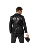 tectake Herren-Jackett mit glitzernden Pailletten, schwarz