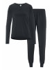 Hessnatur Pyjama Regular in schwarz